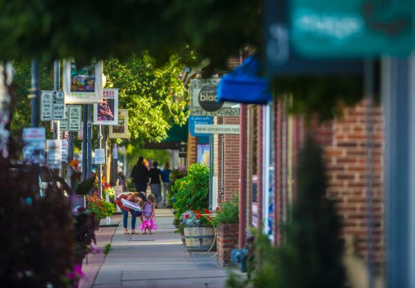 Old South Pearl Street shoppers