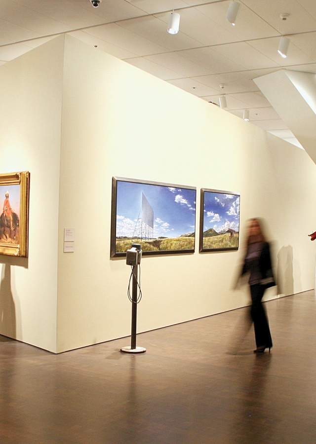 A gallery at the Denver Art Museum