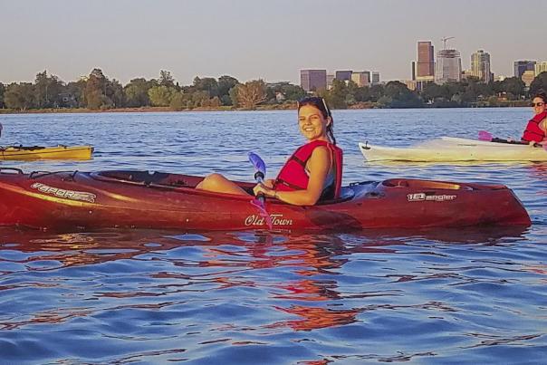 Kayaking with Denver Outdoor Adventure Company