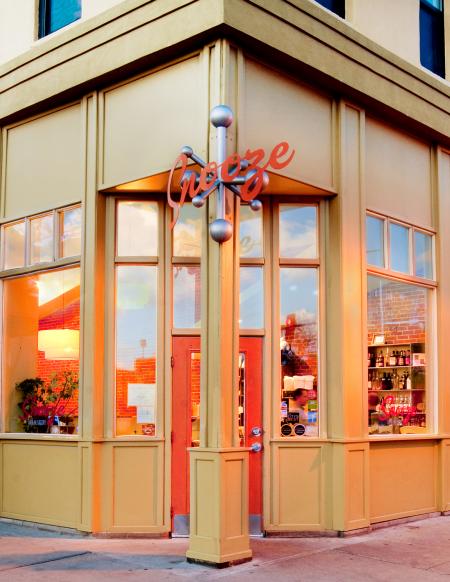 Exterior of Denver's Snooze restaurant