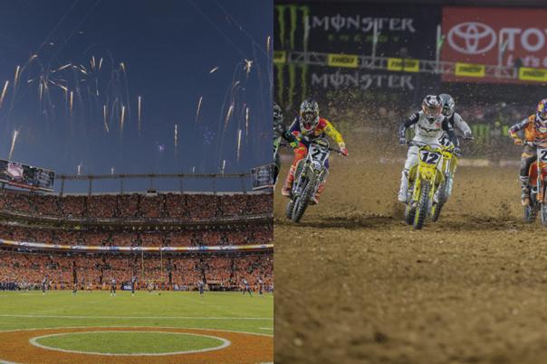 Broncos Stadium at Mile High transforms for Supercross