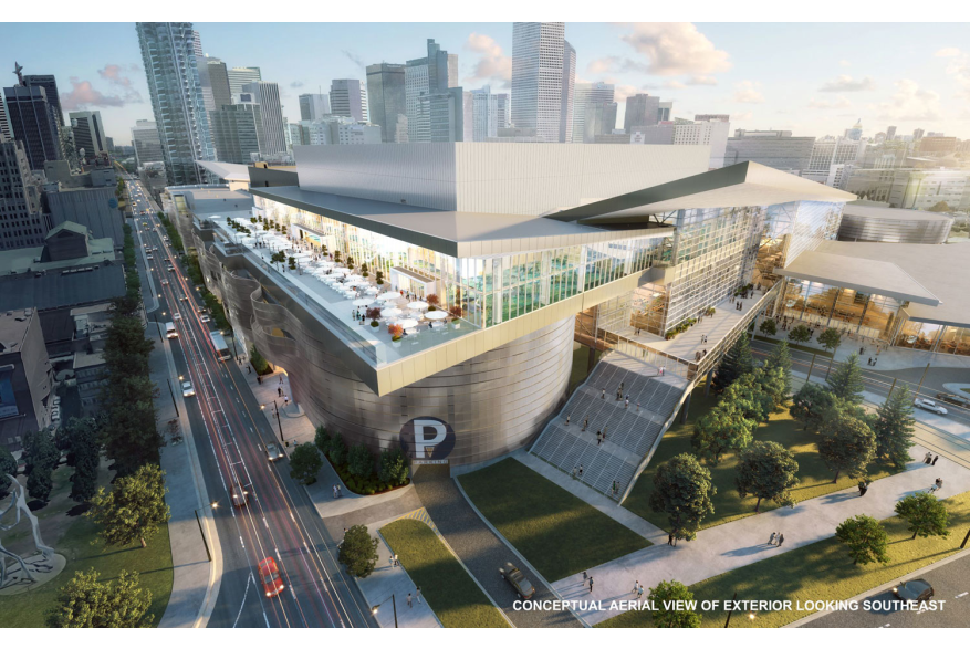 The Expanded Colorado Convention Center Gallery - Sky View